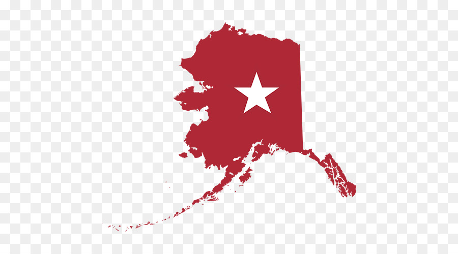 Alaska Vektor-Karte-Royalty-free - Freiheit und Gleichheit