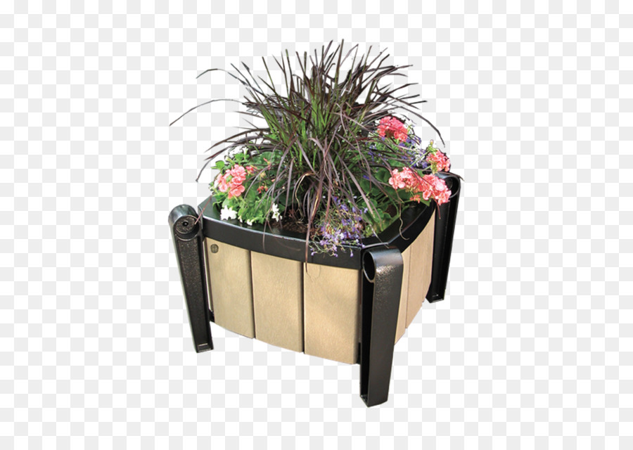 Tabelle Blumentopf Kunststoff-recycling-Querlenker-Website Eingerichtet - Blumen Gefäß