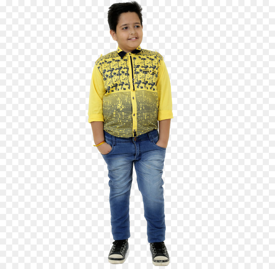 T-shirt Manica Jeans Bambino abbigliamento per Bambini - moda elegante scala texture del materiale