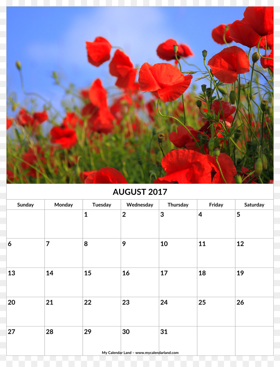 Mohn Kalender Natur 0 1 - Blume rattan Kalender Vorlage