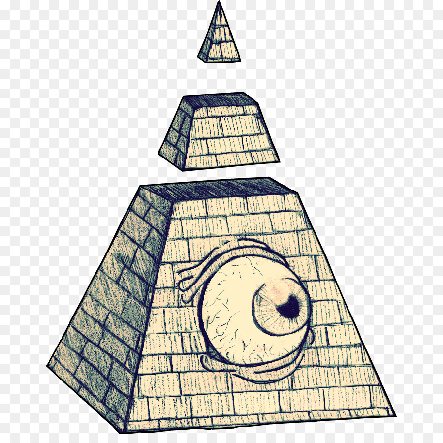 Piramidi egiziane Disegno Ribelle piramidi Mesoamericane - piramidi di vettore