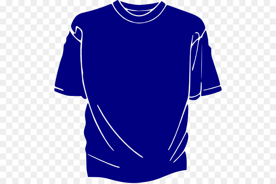 T shirt Abbigliamento Clip art - blu navy