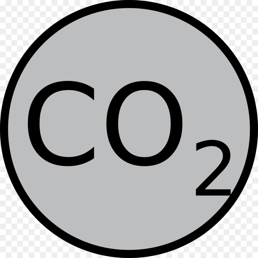 Kohlendioxid -, Kohlenmonoxid-Symbol - Symbol