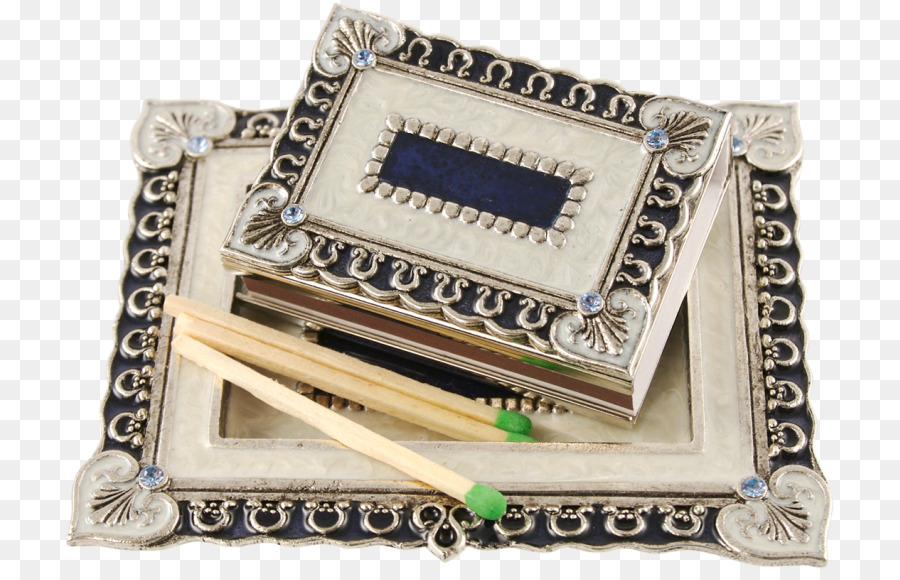 Jeweled Match-Box Silber Material - Sammlung von Materialien