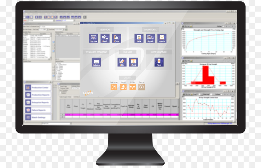 Computer Software di calcestruzzo Pronto per l'uso impianto di Calcestruzzo di Gestione - quadrel