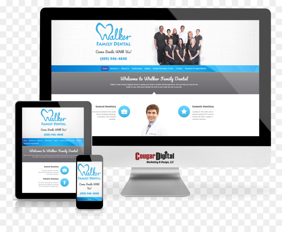 Digital marketing Web design Organizzazione - dental cartolina