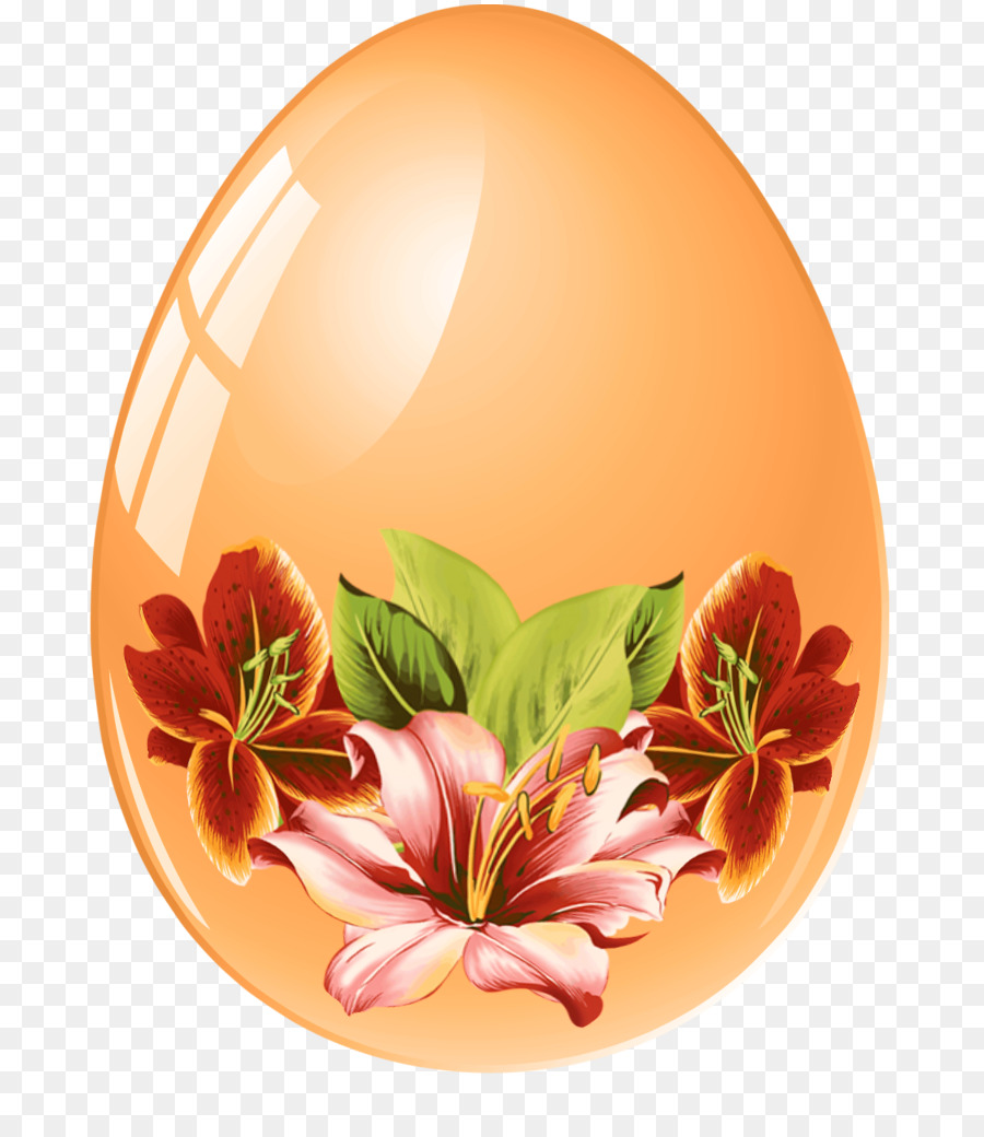 Trứng phục sinh Easter Bunny Orange Clip nghệ thuật - vỏ trứng