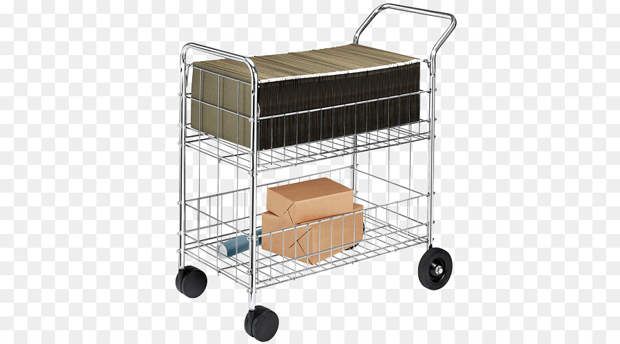 Chrom-überzug-Mail-Stahl-Bürobedarf Caster - Push Cart