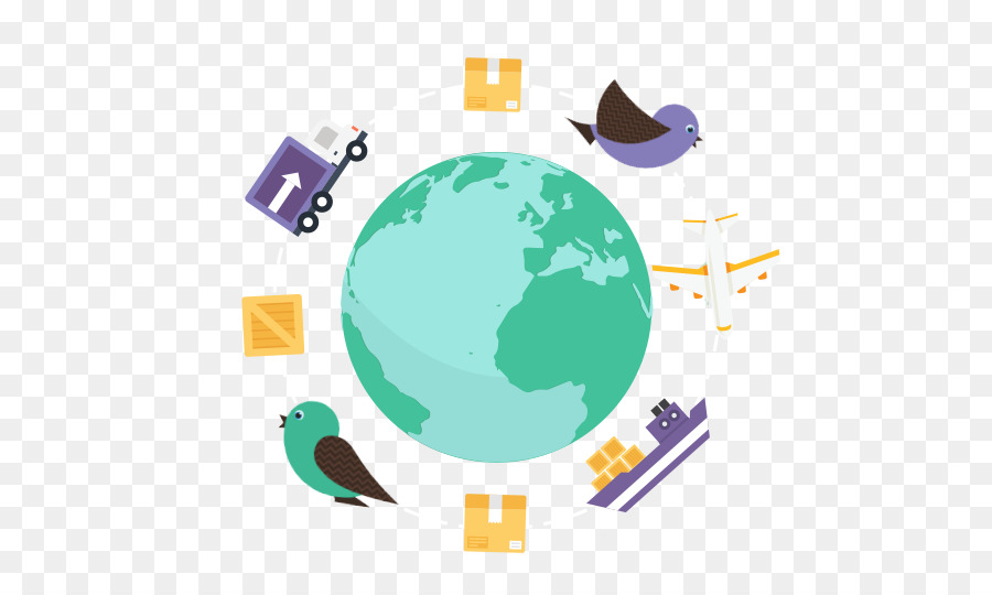 Globe Cartoon png download - 537*535 - Free Transparent Supply Chain png  Download. - CleanPNG / KissPNG