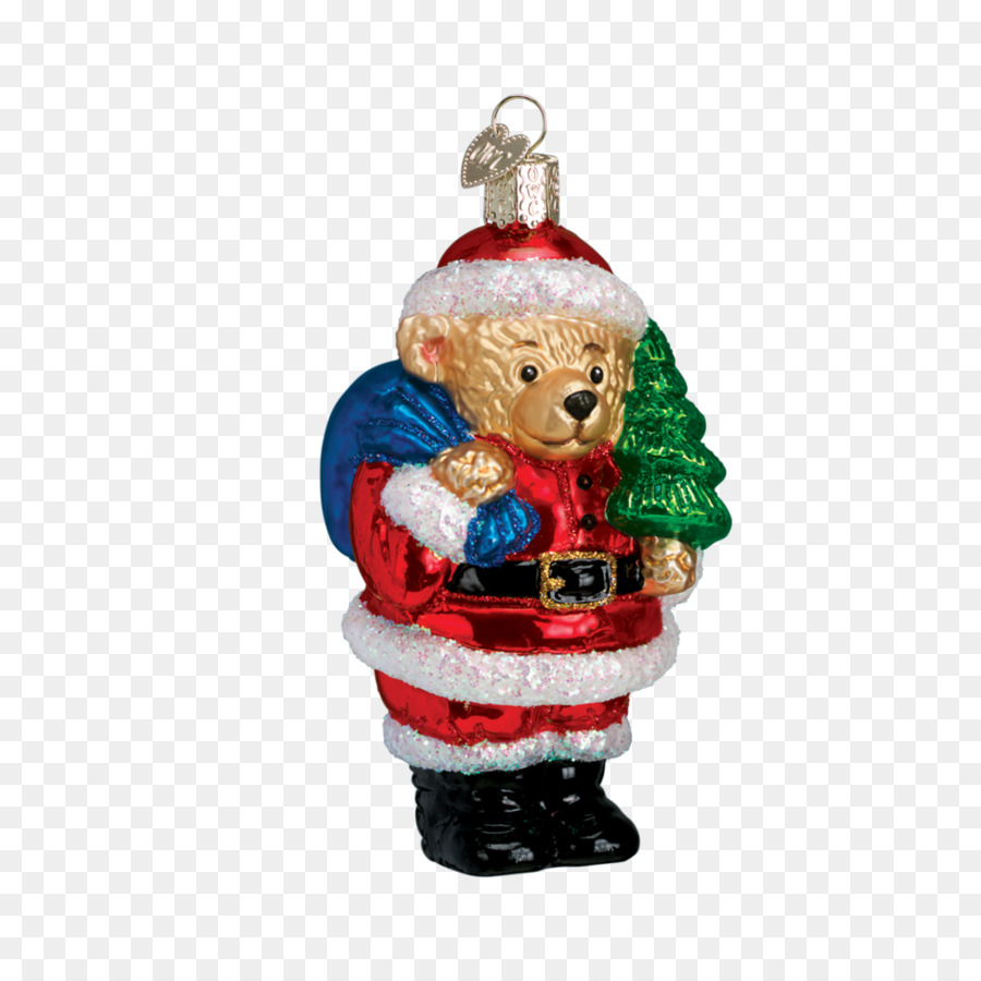 Babbo Natale, ornamento di Natale albero di Natale Bambino - liquido fuso