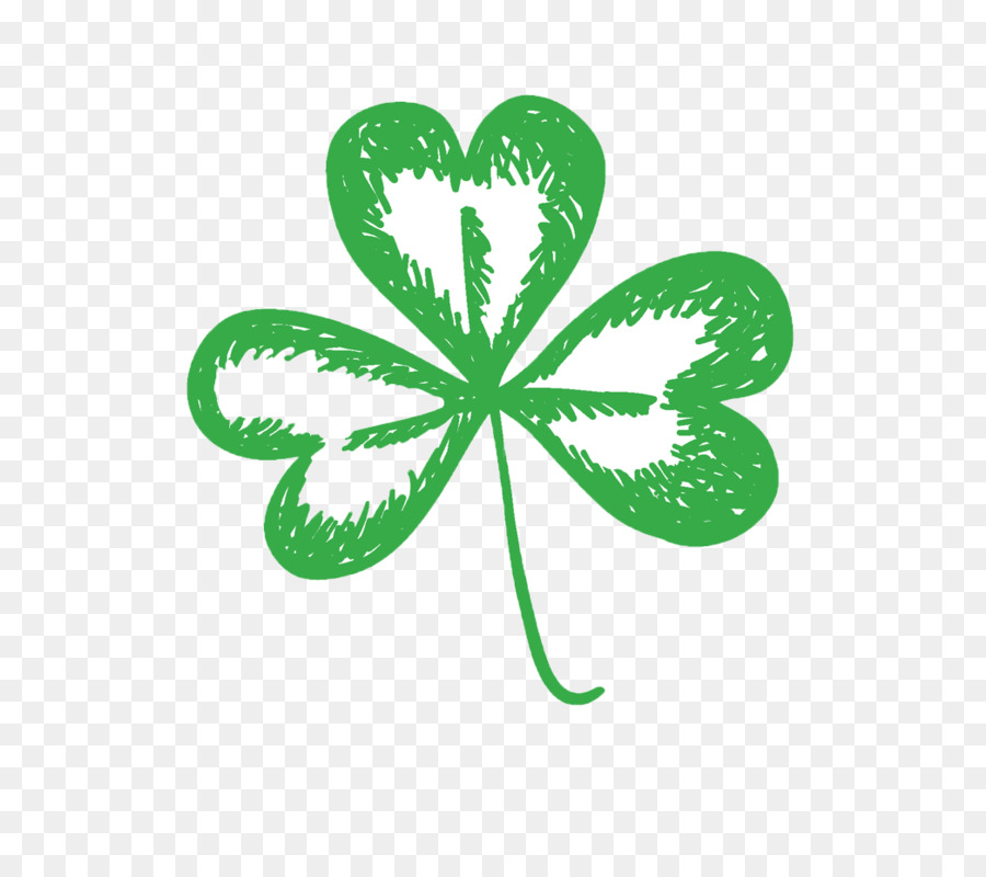 Kleeblatt St. Patrick ' s Day-Zeichnung - edle grün