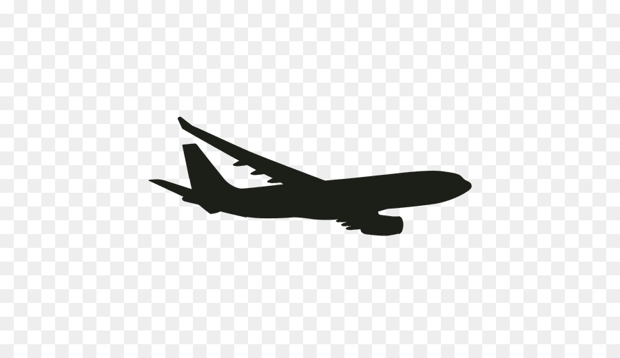Flugzeug Flügel-Silhouette Flug Flugzeug - Flugzeug Vektor