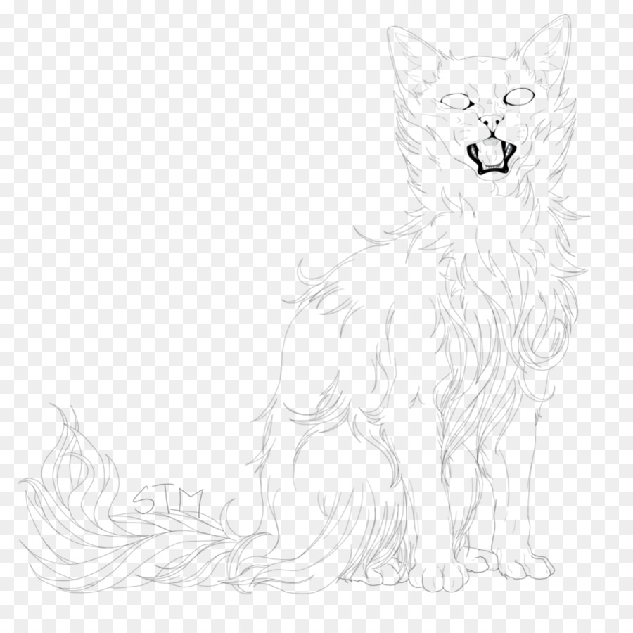 Râu Đỏ fox Chó Mèo Phác thảo - lông