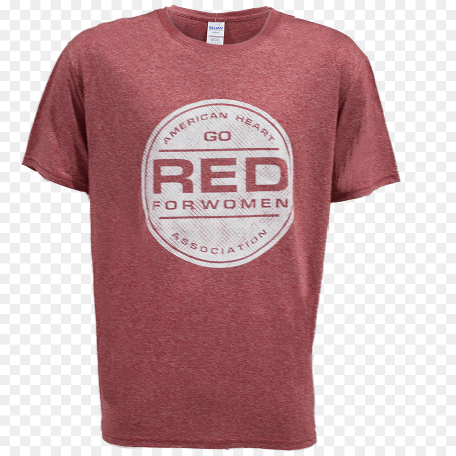 T-shirt Ärmel Maroon Schrift - rote Werbetafel