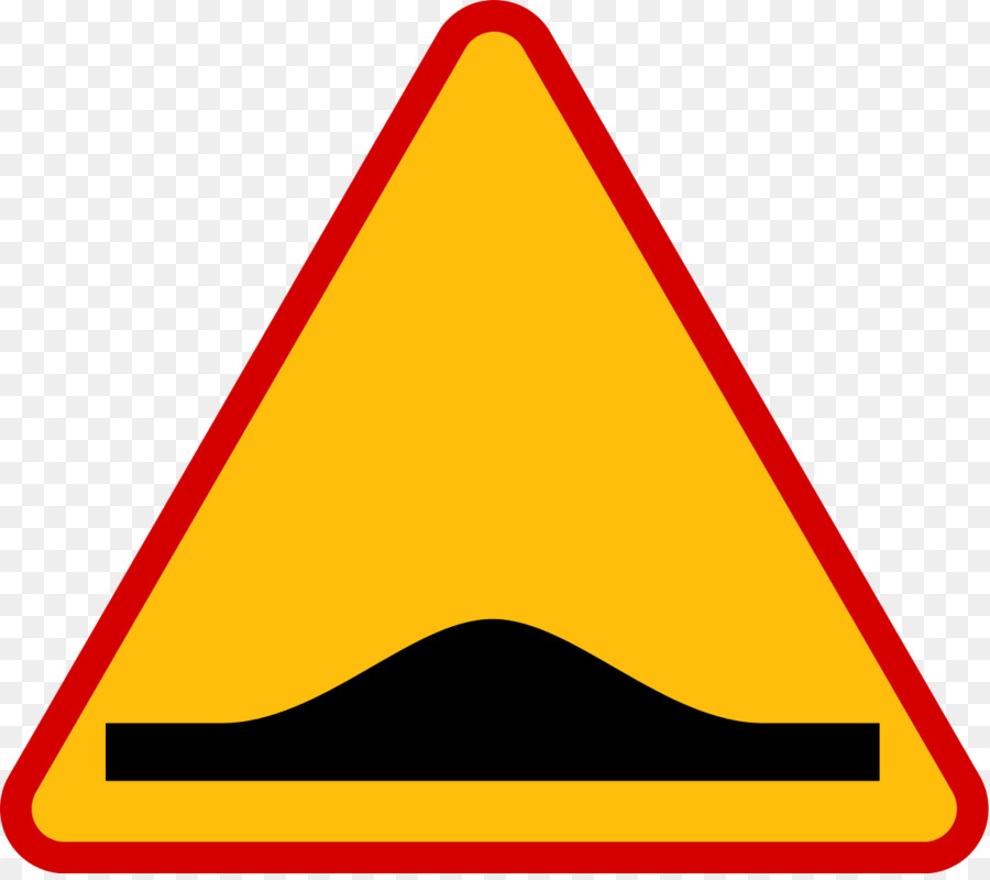 Speed bump segnale di Avvertimento segnale di Traffico della Convenzione di Vienna sul Traffico Stradale - suo