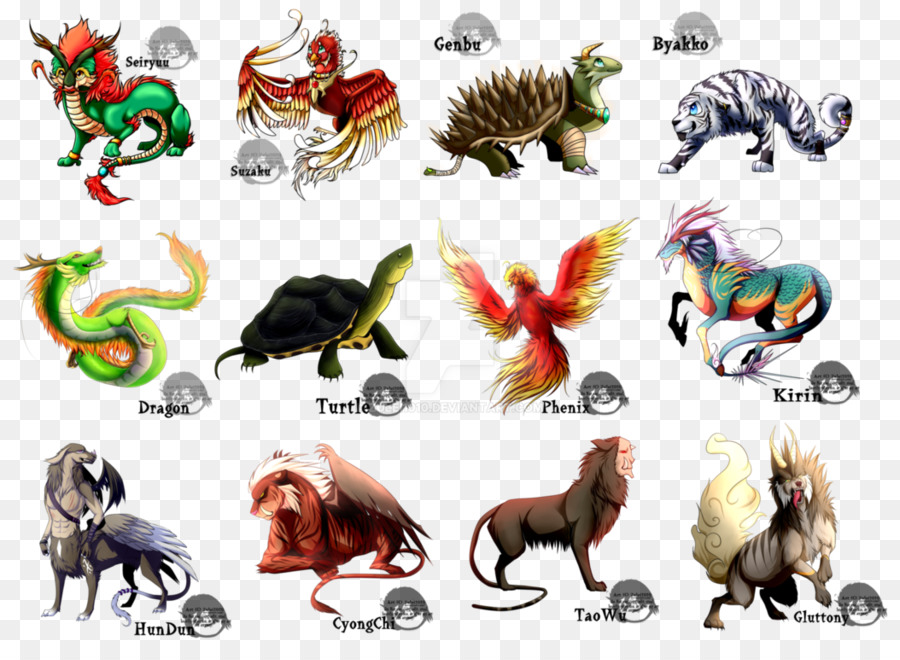 Pony creatura Leggendaria mitologia Cinese Animale culto Quattro Simboli - bestia antica