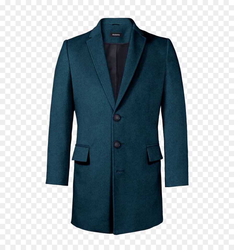 Mantel Bespoke tailoring-Pea Mantel Blau Wolle - Blauer Mantel
