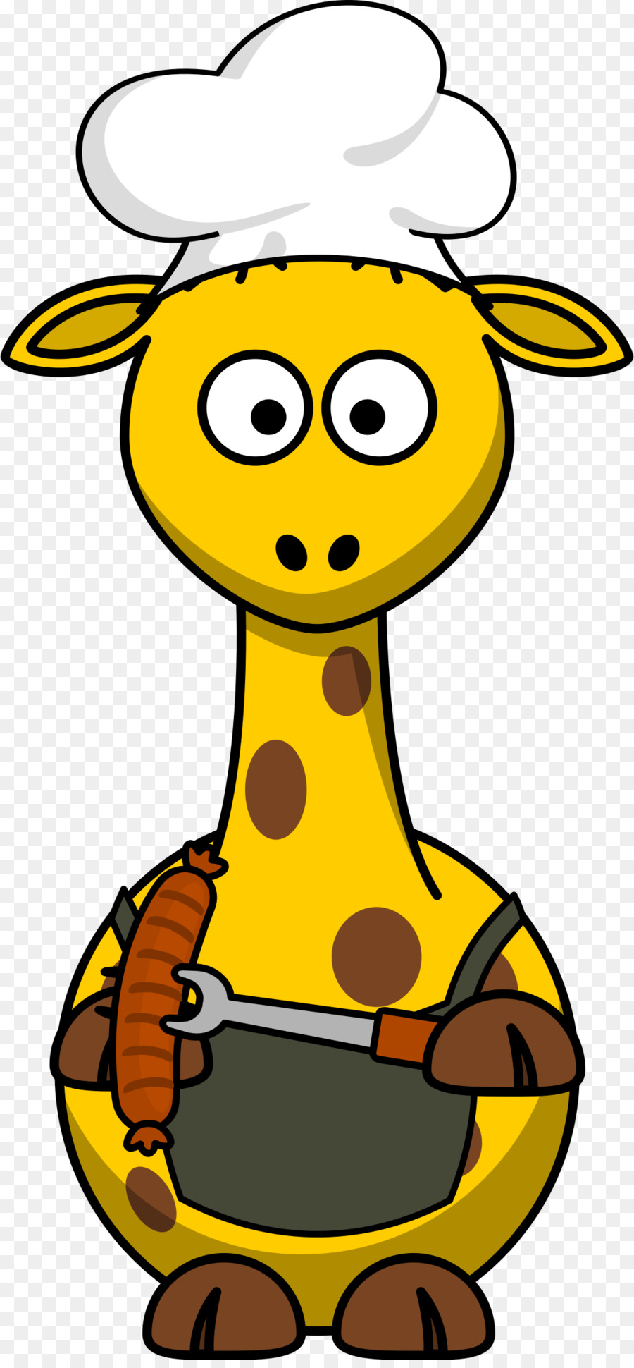 Giraffe Clip art - spareribs-clipart