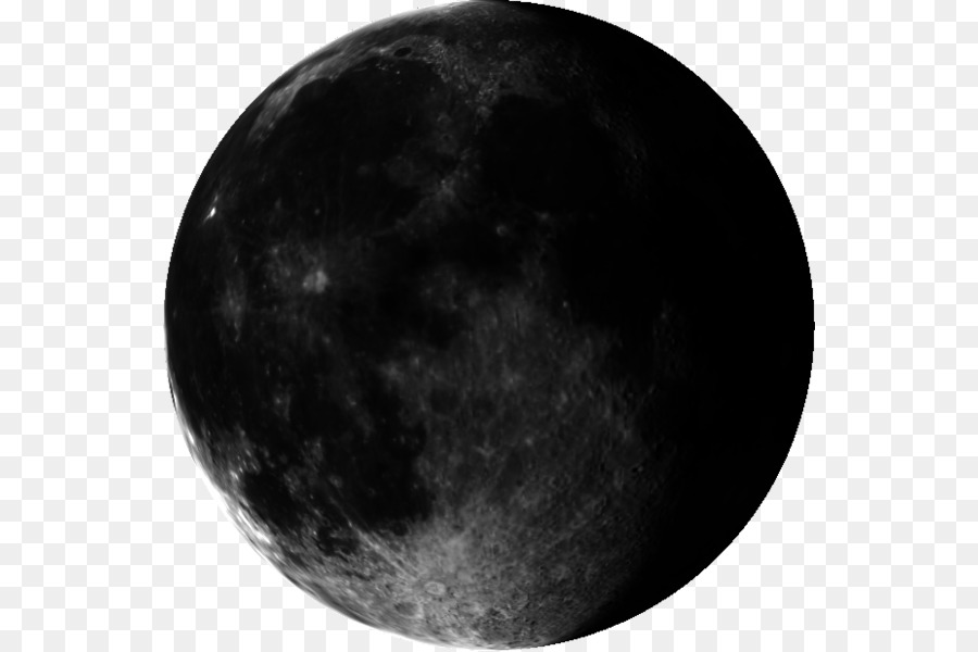 Notte di luna piena sky Blue moon - tre dimensionale della terra