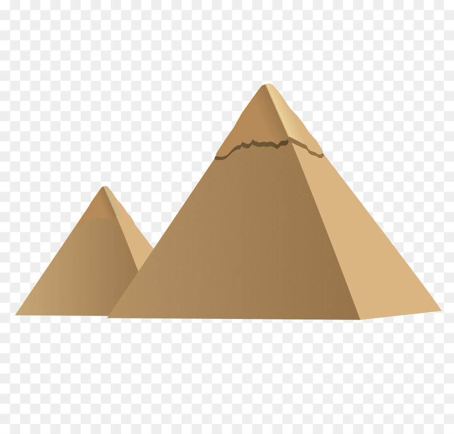 Dreieck Pyramide Braun - Pyramide 5 Schritt