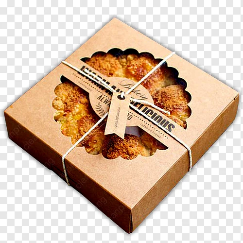 Kraft Papier Box Backerei Torte Sandwich Kuchen Png Herunterladen 500 500 Kostenlos Transparent Png Herunterladen