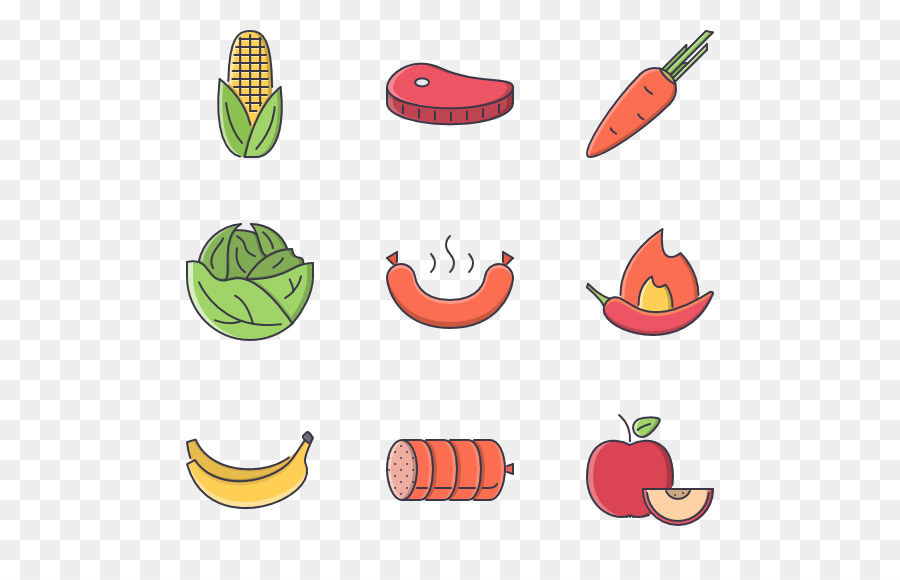 Obst-Grill-Lebensmittel-Computer-Icons Clip art - Vektor pack