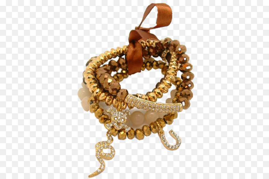 Armband Perle - gold Perlen