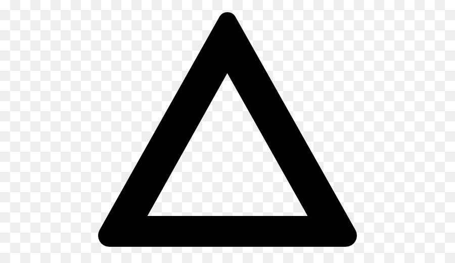 Cartello di avvertimento Icone del Computer - piramidi di vettore