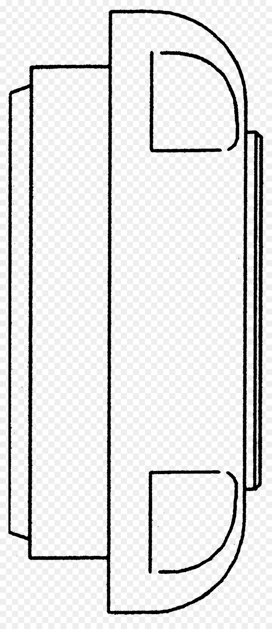 Maniglia porta Carta Linea di Disegno - disegno prodotto