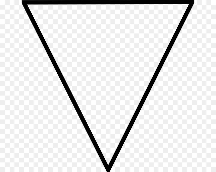 Penrose-Dreieck-Form Clip-art - umgekehrtes Dreieck