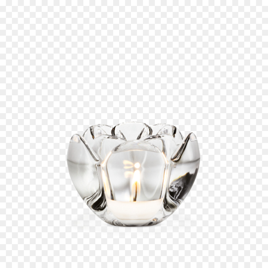 Holmegaard Lume A Candela In Vetro Di Copenaghen - lanterna di loto