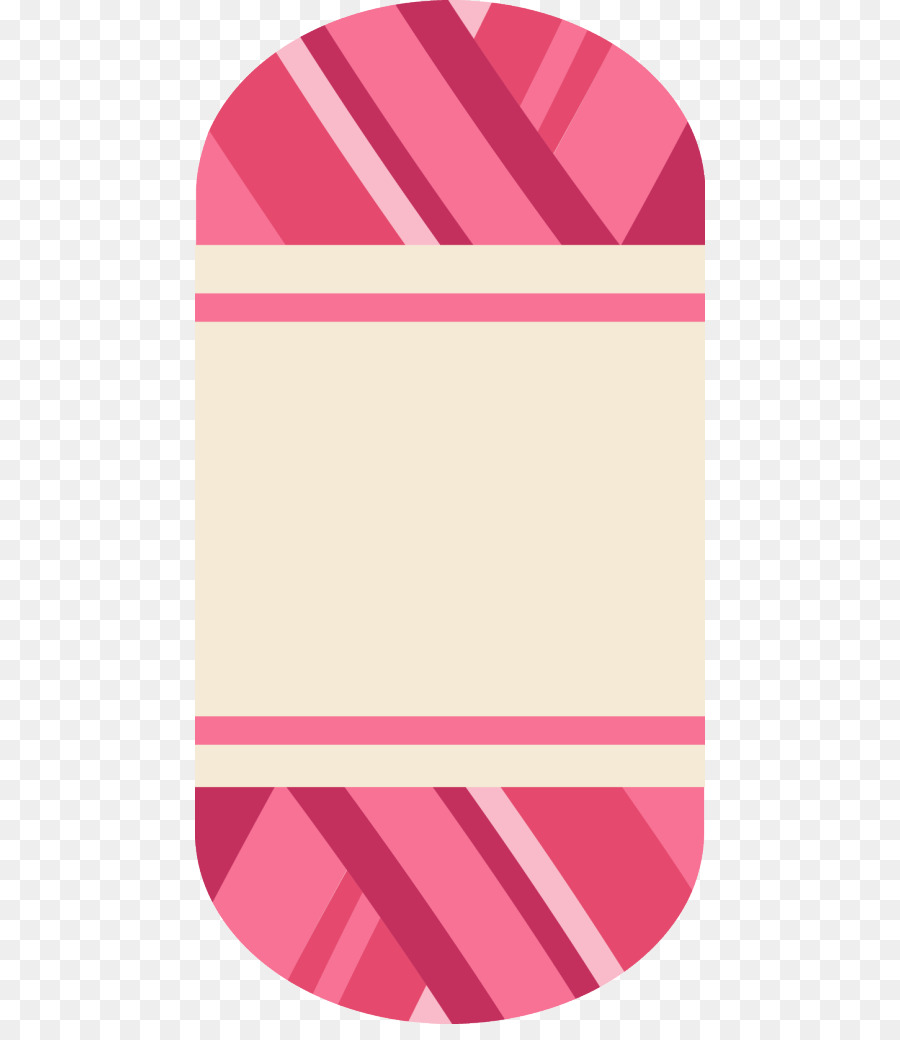 Angolo della linea di Clip art - filato rosa