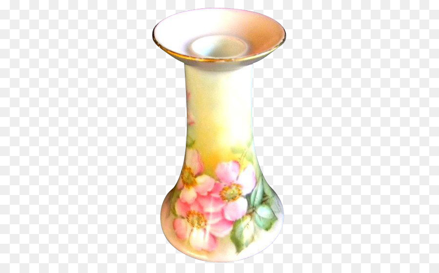 Vase Glas - von hand bemalt candle