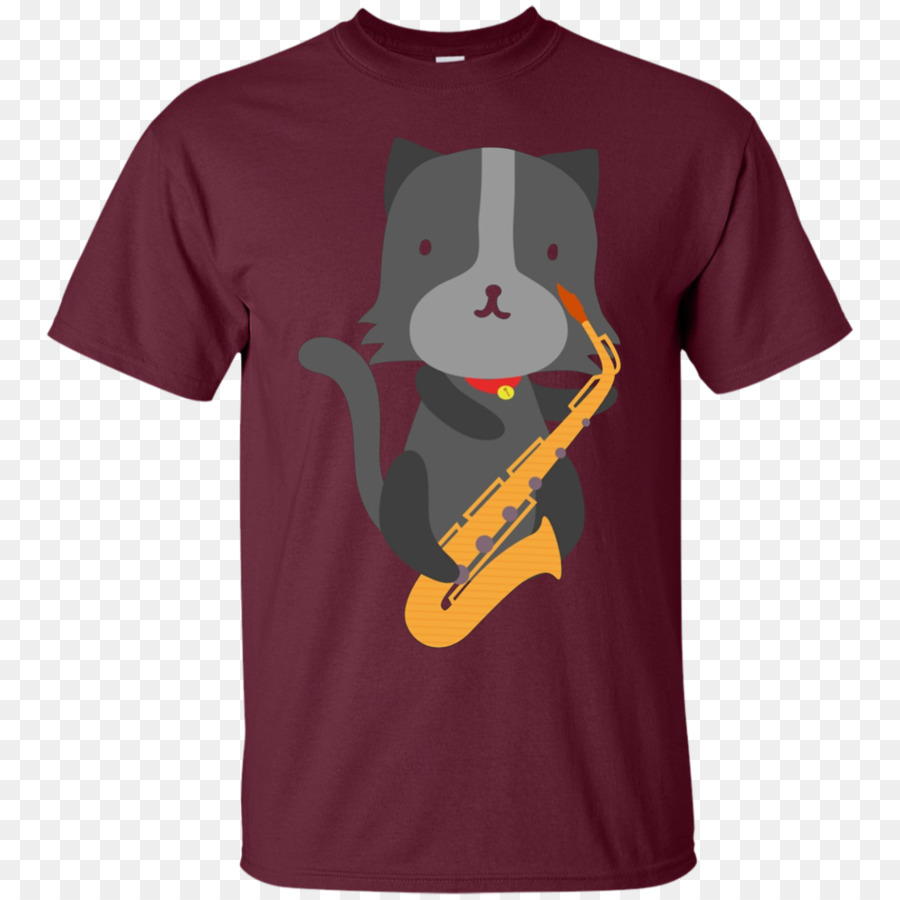 T-shirt Gildan Activewear Top Kleidung Sizing - Saxophon Spieler