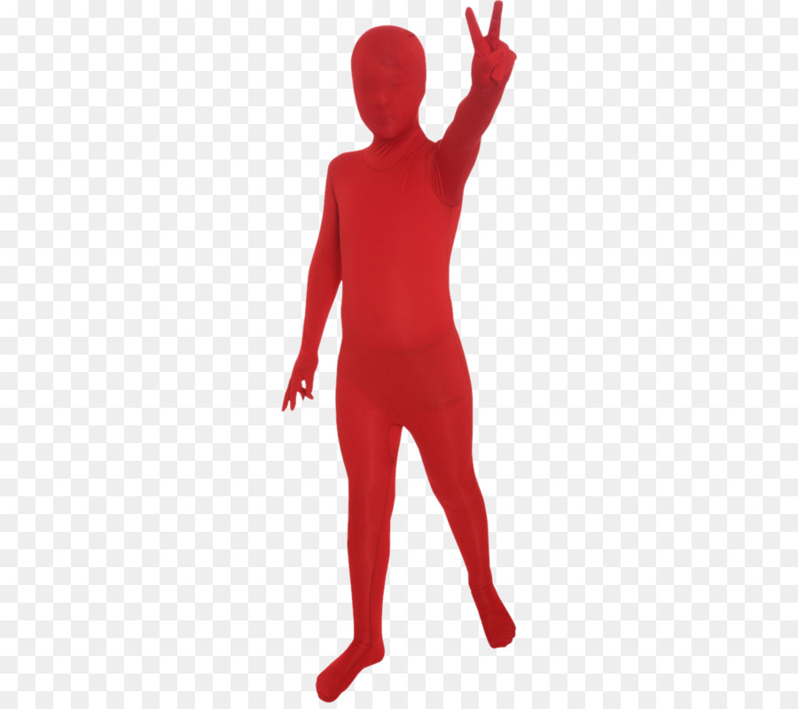 Morphsuits-Kostüm-Partei-Bodysuit Kind - Roter Twist