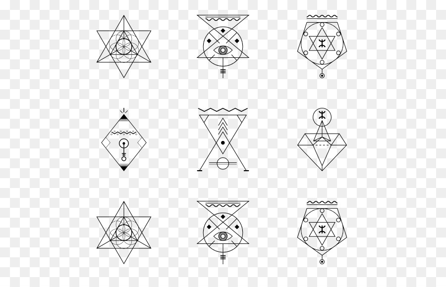 Alchimia simbolo Alchemico Icone del Computer - alchimia vettoriale