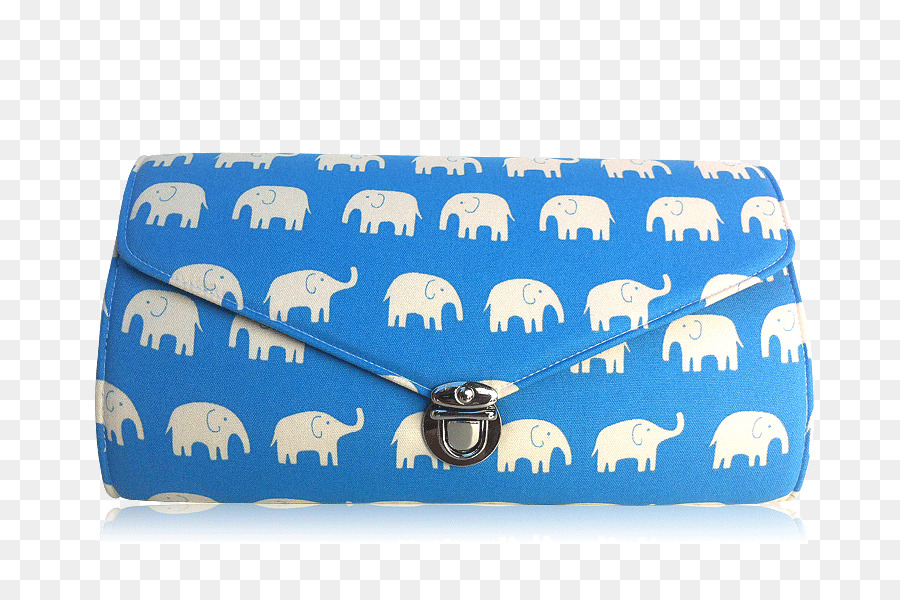 Geschenk-Elephant-Geldbörse Baby Dusche, Geburtstag - Blauer Elefant