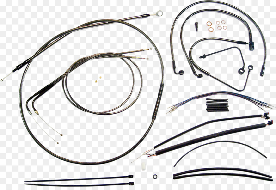 Elektrische Kabel-Motorrad-LENKER-Harley-Davidson Motorrad-Komponenten - Draht Kante