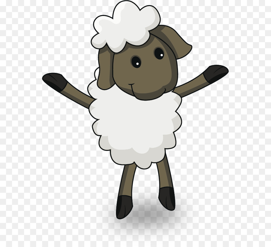 Schafe Cartoon-Eid al-Adha Clip-art - süße Lamm