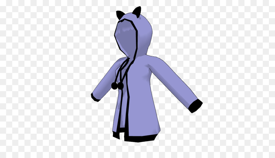 Hoodie MikuMikuDance Kleidung Mantel - Mädchen Modell
