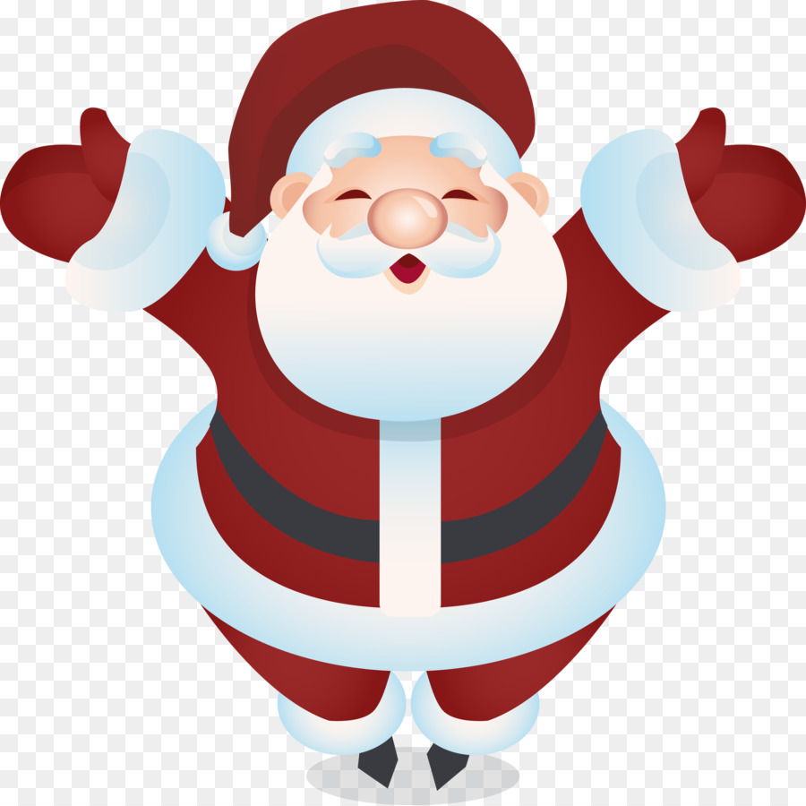 Babbo Natale, Rudolph Disegno - nastro rosso di babbo natale