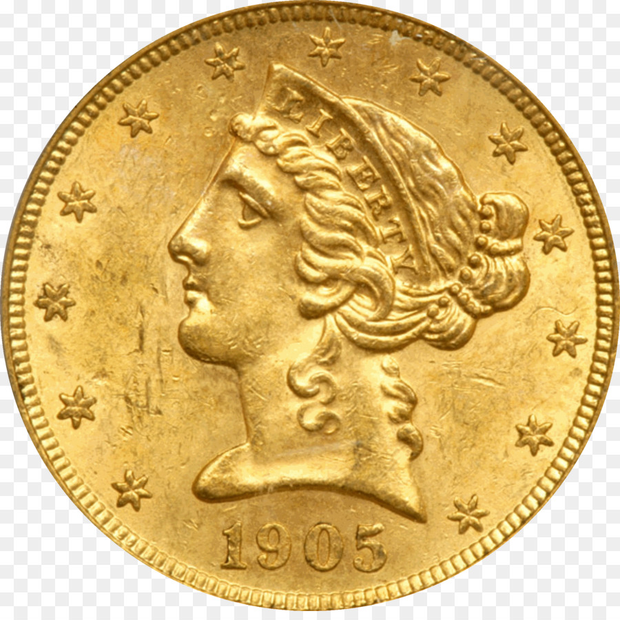 Goldmünze Gold Münze sammeln von Münzen American Gold Eagle - gold Münze png