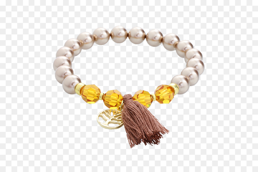 Armband, Ohrringe Bijou-Schmuck Silber - große Perle