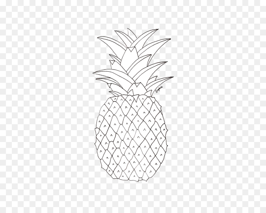 Ananas-Zeichnen-Saft - Ananas Schnitte