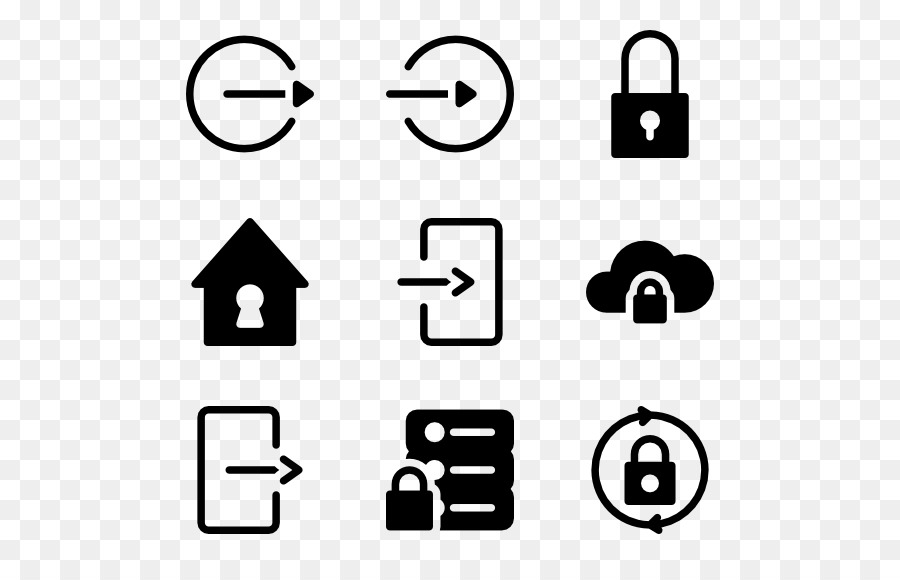 Icone Del Computer Encapsulated PostScript Chiave - chiavi di vettore