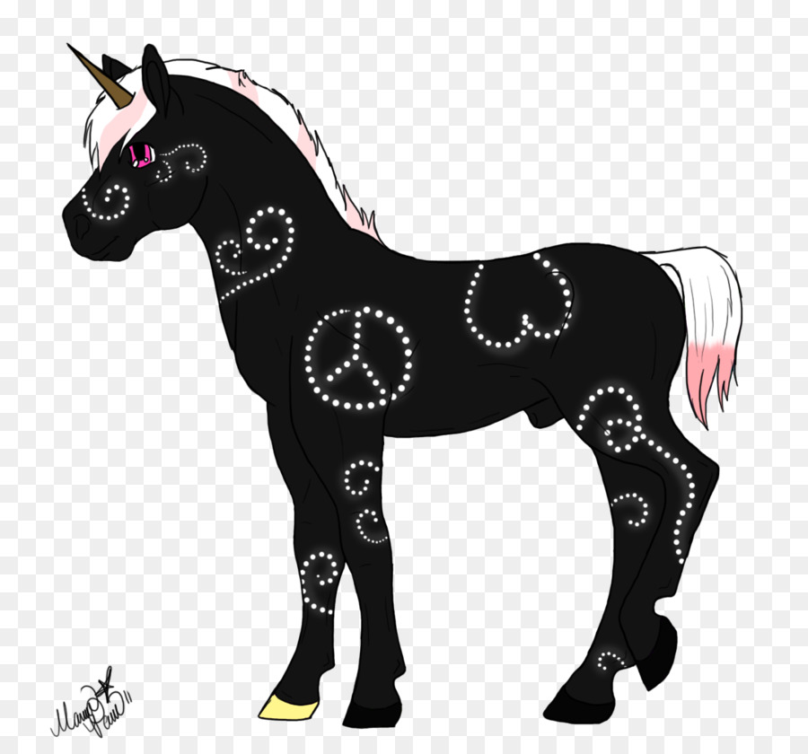 Pony Mustang Stallone Puledro Puledro - bel unicorno