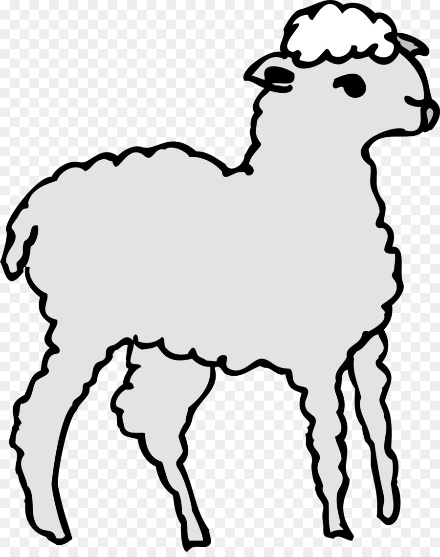 Schafe Clip art - handbemalte Schaf