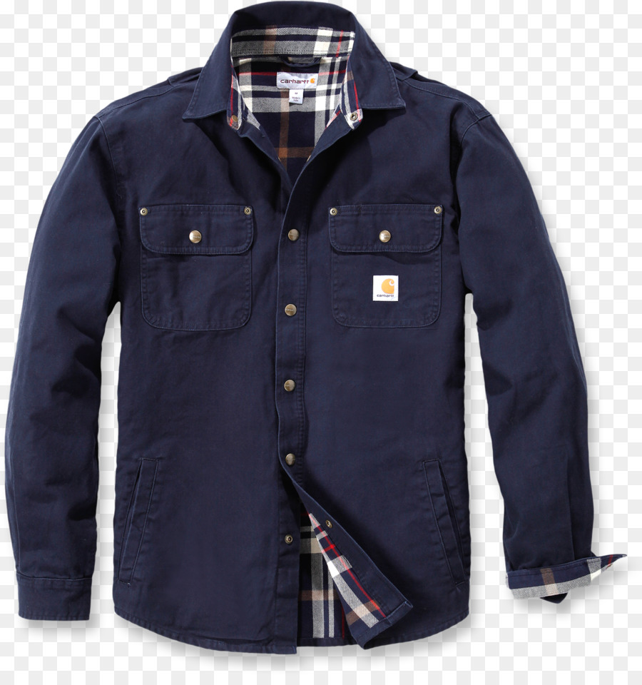Carhartt-T-shirt-Jacke Workwear - schwarze denim Jacke