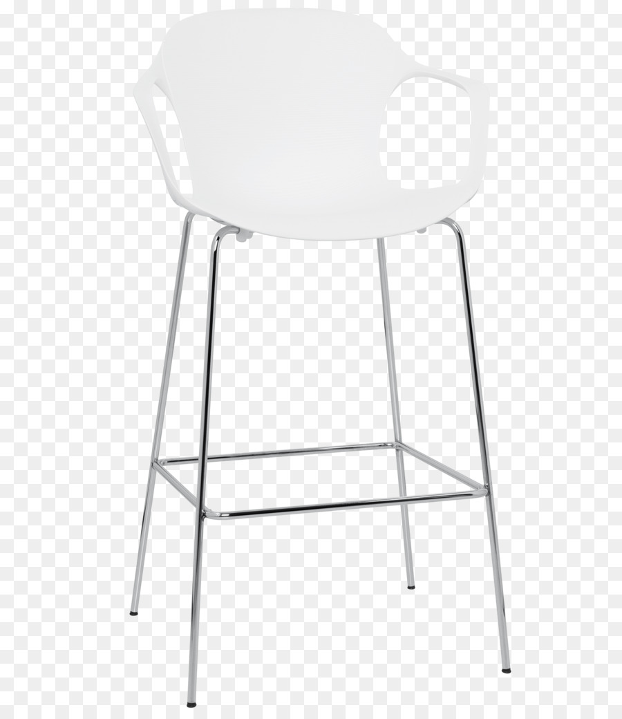 Sgabello da Bar Modello 3107 sedia da Tavolo per Fritz Hansen - bianco latte png