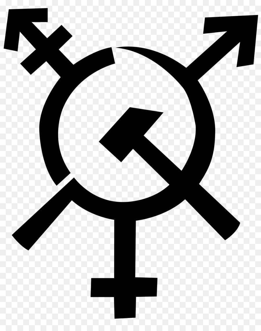Sozialismus Transgender Geschlechter Symbol Kapitalismus weiblich - Schilddrüsen Symbol